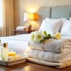 Complimentary toiletries and fresh towels