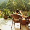 Private balcony or large windows
